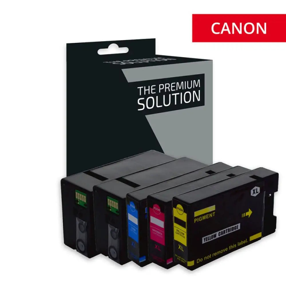 Cartouche Canon 2500XL Pack 4 Couleurs compatible - Jet d’encre The Premium Solution