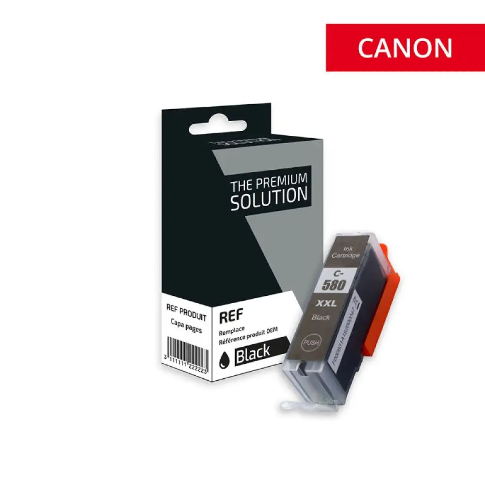 Cartouche compatible Canon 580XXL 1970C001 Noir - Jet d’encre The Premium Solution