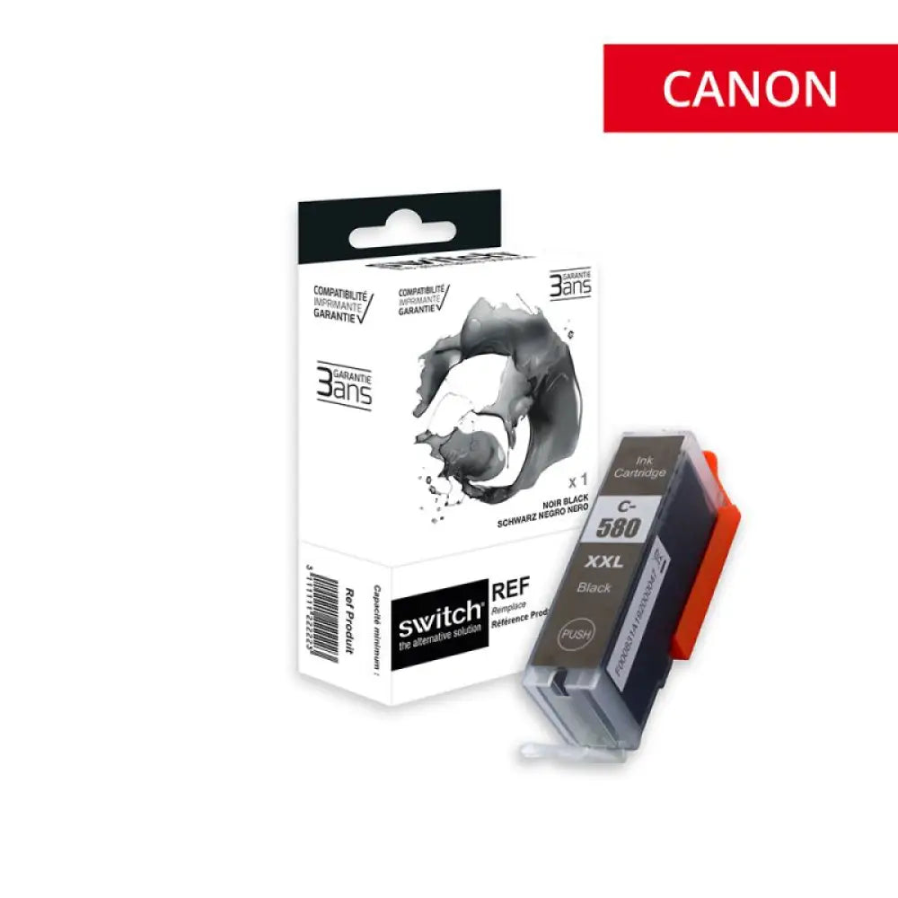 Cartouche compatible Canon 580XXL Noir - Jet d’encre Switch