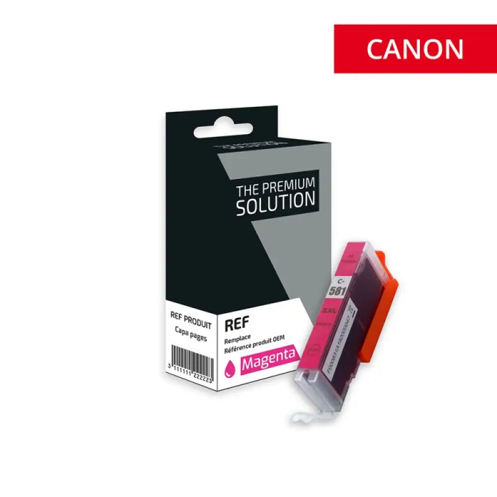 Cartouche compatible Canon 581XXL 1996C001 Magenta - Jet d’encre The Premium Solution