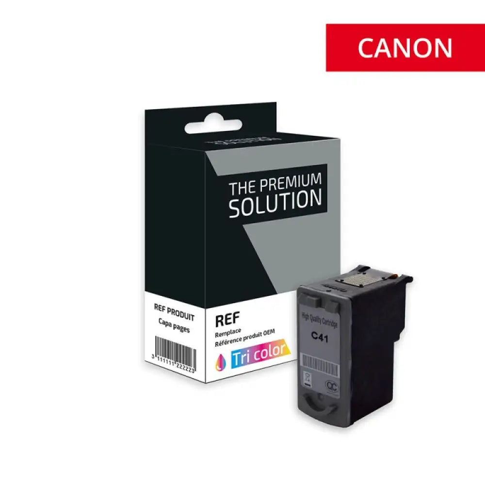 Cartouche compatible Canon CL 41 - 3 Couleurs - Jet d’encre remanufacturé The Premium Solution