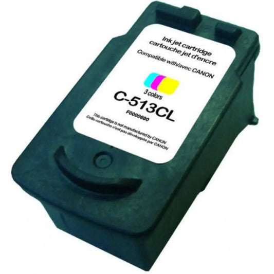 Cartouche compatible Canon CL 513 2971B001 - 3 Couleurs avec niveaux d’encre - Jet remanufacturé Switch RE