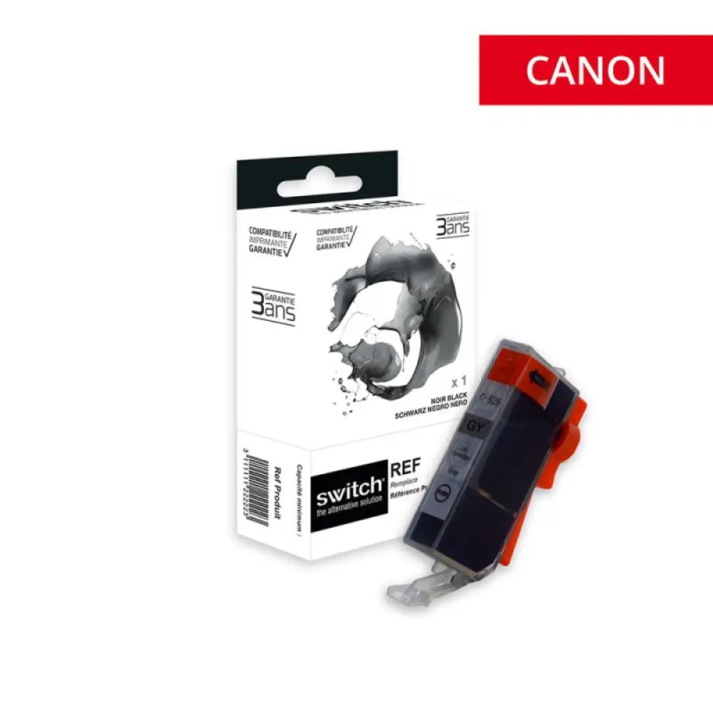 Cartouche compatible Canon CLI-526 4544B001 Grey - Jet d’encre Switch