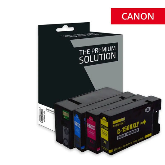 Cartouche compatible Canon PG 1500XL Pack 4 Couleurs - Jet d’encre The Premium Solution