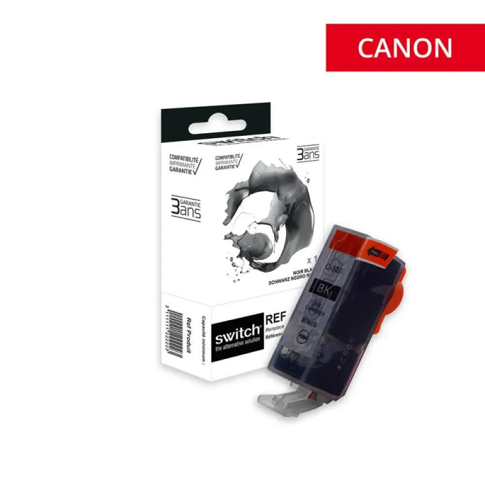 Cartouche compatible Canon PGI-520 2932B001 Noir - Jet d’encre Switch