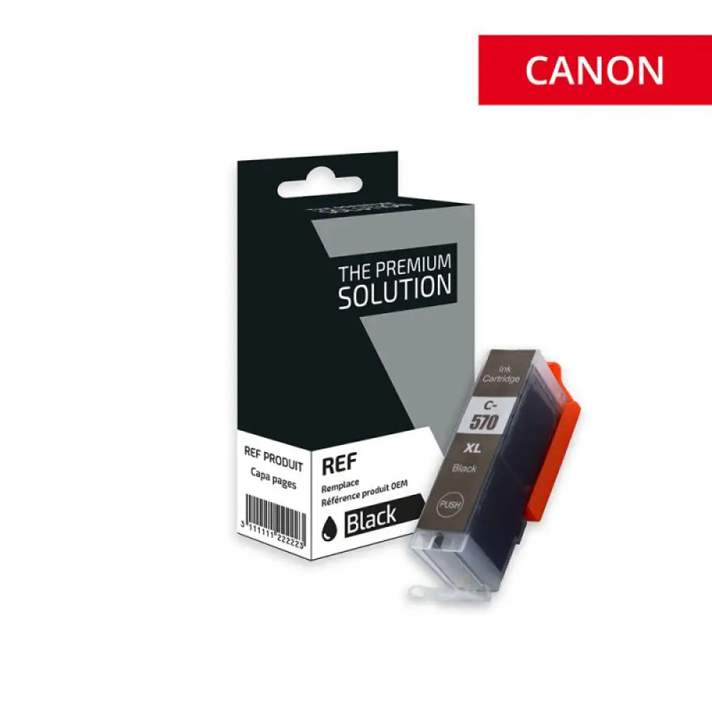 Cartouche compatible Canon PGI-570XL 0318C001 Noir - Jet d’encre The Premium Solution