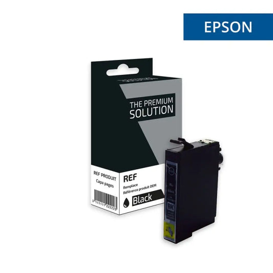 Cartouche compatible Epson 16XL T1631 - STYLO PLUME Noir - Jet d’encre The Premium Solution
