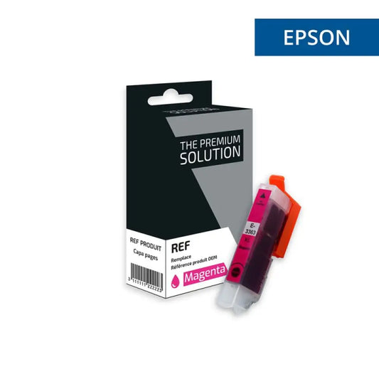 Cartouche compatible Epson 33XL T3363 - ORANGE Magenta - Jet d’encre The Premium Solution