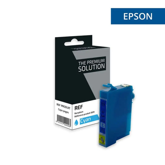 Cartouche compatible Epson T0612 - NOUNOURS Cyan - Jet d’encre The Premium Solution