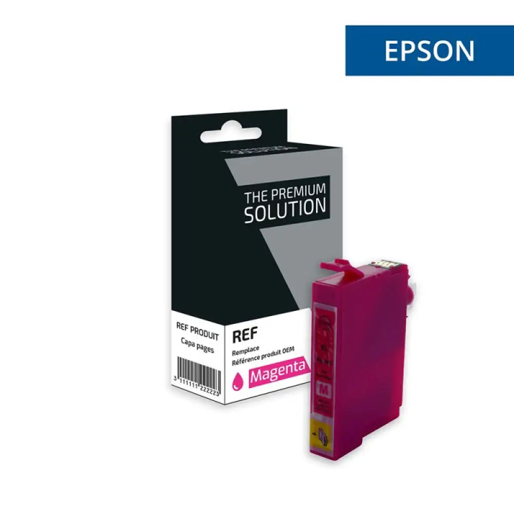 Cartouche compatible Epson T0613 - NOUNOURS Magenta - Jet d’encre The Premium Solution