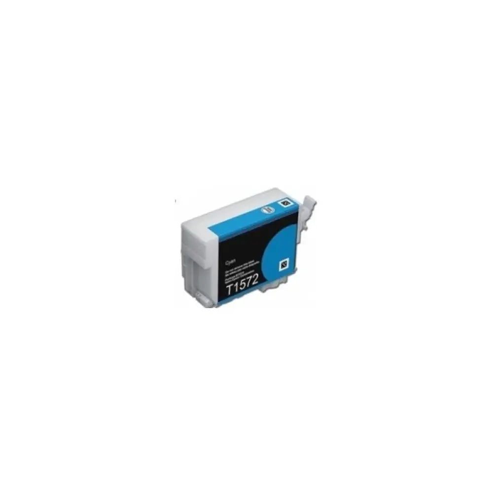 Cartouche compatible Epson T1572XL - Tortue Cyan - Jet d’encre The Premium Solution