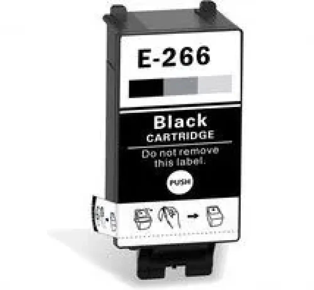 Cartouche compatible Epson T266 /C13T26614010 Noir - Jet d’encre The Premium Solution