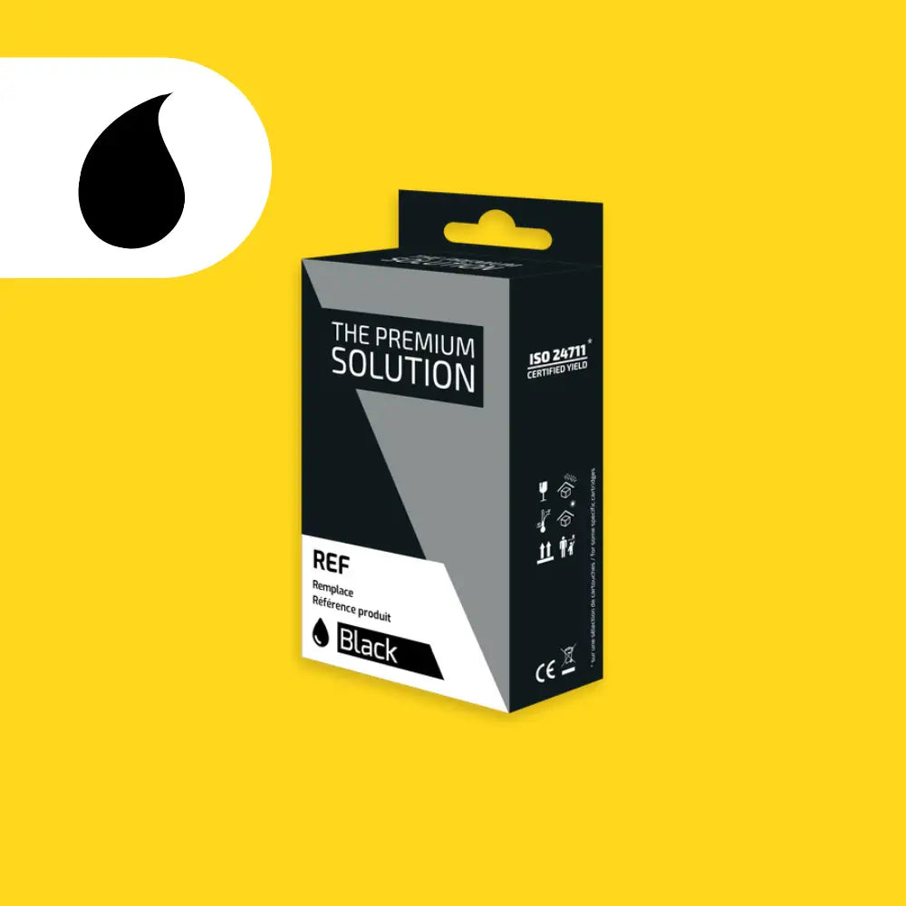 Cartouche HP 15 Pack 10 Noir compatible - Jet d’encre remanufacturé The Premium Solution