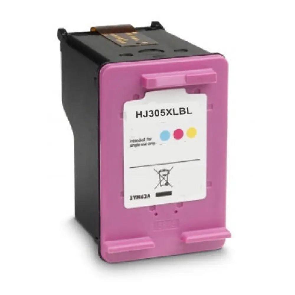 Cartouche HP 305XXL 3YM63AE - 3 couleurs compatible avec niveaux d’encre - Jet remanufacturé Switch RE
