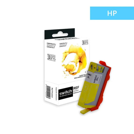 Cartouche compatible HP 903XL T6M11AE Jaune - Jet d’encre Switch