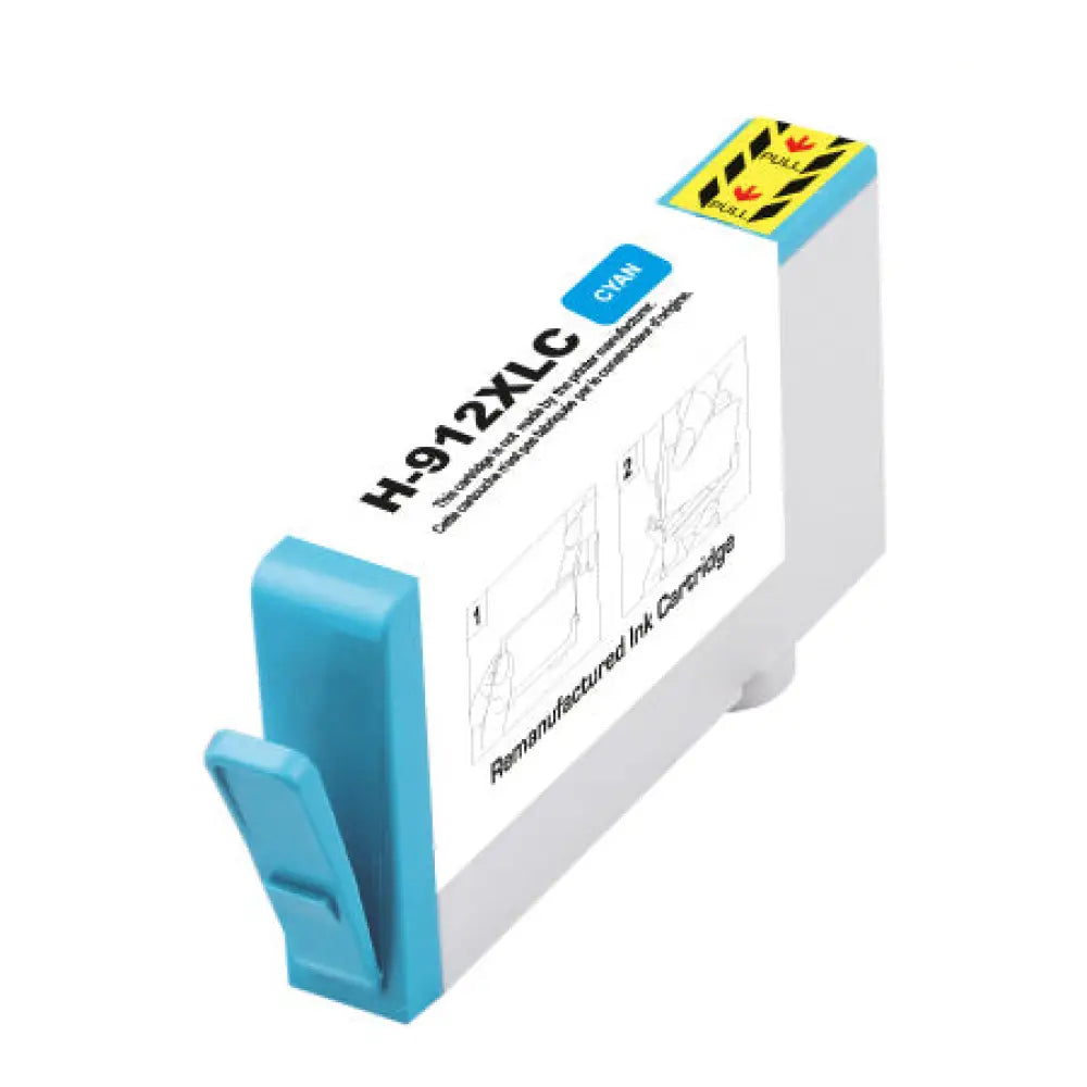 Cartouche compatible HP 912XL Cyan - Jet d’encre remanufacturé Switch RE