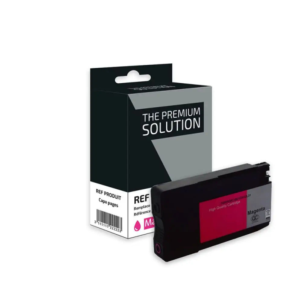 Cartouche compatible HP 937 4S6W3NE Magenta - Jet d’encre remanufacturé The Premium Solution