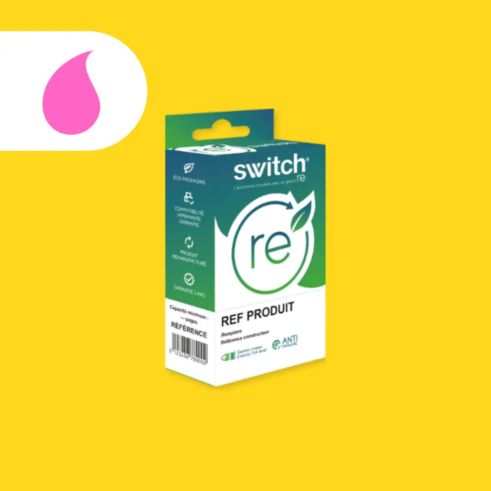 Cartouche HP 951XL CN047AE Magenta compatible - Jet d’encre remanufacturé Switch RE