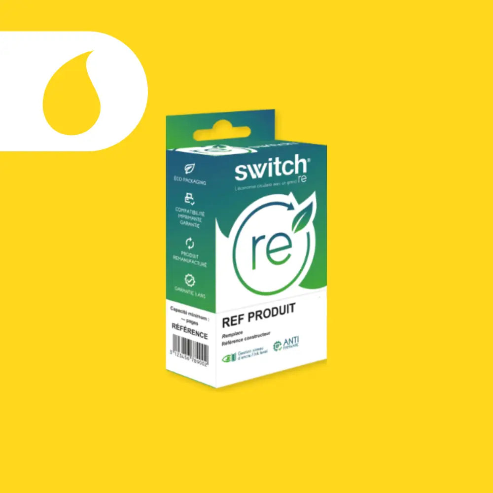 Cartouche HP 953XL F6U18AE Jaune compatible - Jet d’encre remanufacturé Switch RE