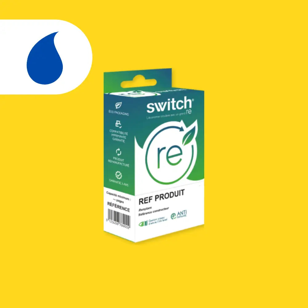 Cartouche HP 963XL 3JA27AE Cyan compatible - Jet d’encre remanufacturé Switch RE