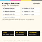 Imprimantes compatibles avec HP 973XL Cartouche Cyan compatible équivalent à F6T81AE remanufacturé AF