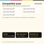 Imprimantes compatibles avec Epson T026 Poisson Clown Cartouche Pack 6 Noir compatible équivalent à T026