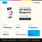 HP 940XL Cartouche Magenta compatible équivalent à C4908AE · Switch : caractéristiques