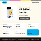 HP 940XL Cartouche Jaune compatible équivalent à C4909AE · Switch : caractéristiques