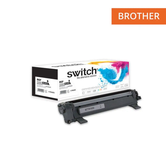 Cartouche laser compatible Brother TN-1050 Noir - Toner Switch