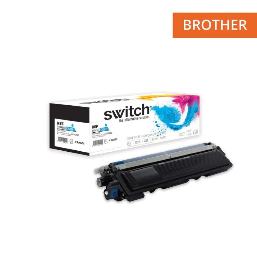 Cartouche laser compatible Brother TN-210 240 230 290 Cyan PRO - Toner Switch
