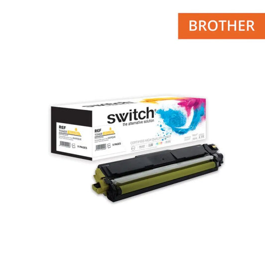 Cartouche laser compatible Brother TN-246 Jaune - Toner Switch