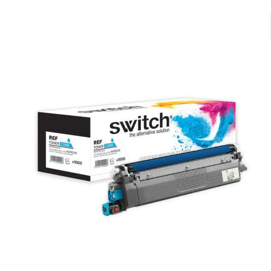 Cartouche laser compatible Brother TN-248XL Cyan - Toner Switch