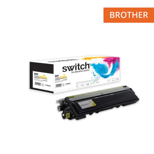 Cartouche laser compatible Brother TN-249 Jaune - Toner Switch