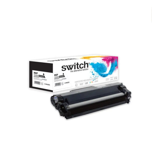 Cartouche laser compatible Brother TN-2510XL Noir - Toner Switch
