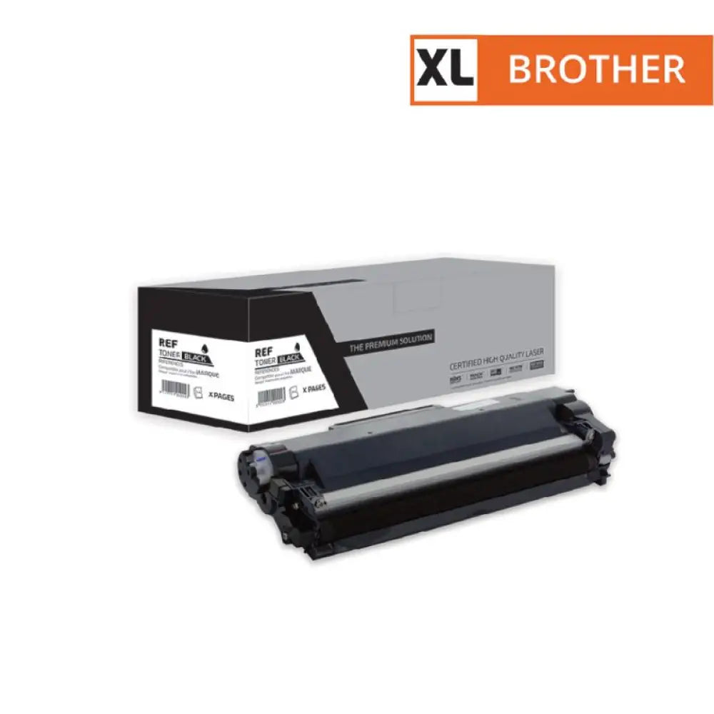Cartouche laser compatible Brother TN-2510XL Noir - Toner The Premium Solution