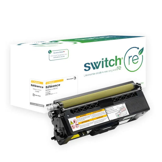 Cartouche laser compatible BROTHER TN-320 TN-325 Jaune - Toner remanufacturé Switch RE