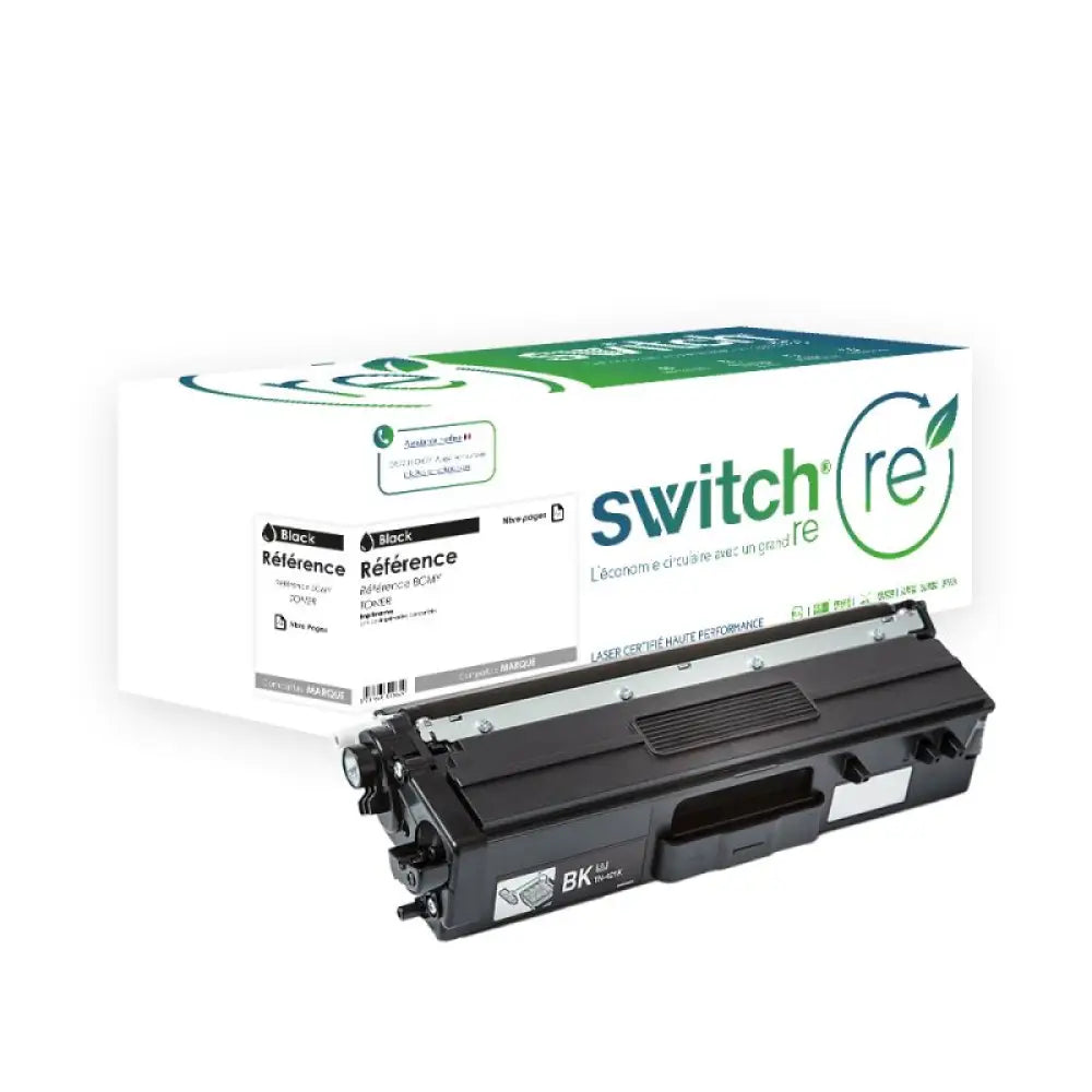Cartouche laser compatible BROTHER TN-421 Noir - Toner remanufacturé Switch RE