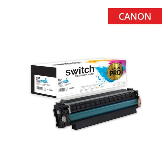 Cartouche laser compatible Canon 046H 1253C002 Cyan PRO - Toner Switch