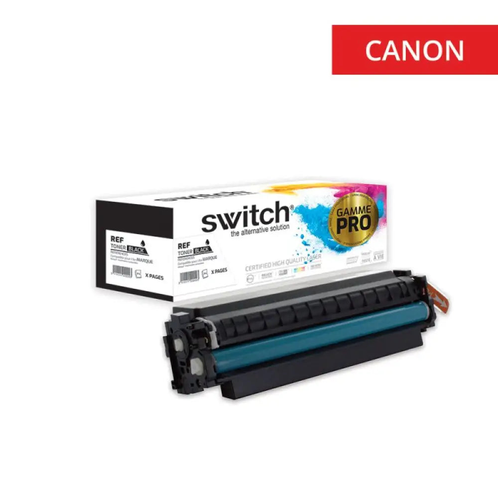 Cartouche laser compatible Canon 046H 1254C002 Noir PRO - Toner Switch