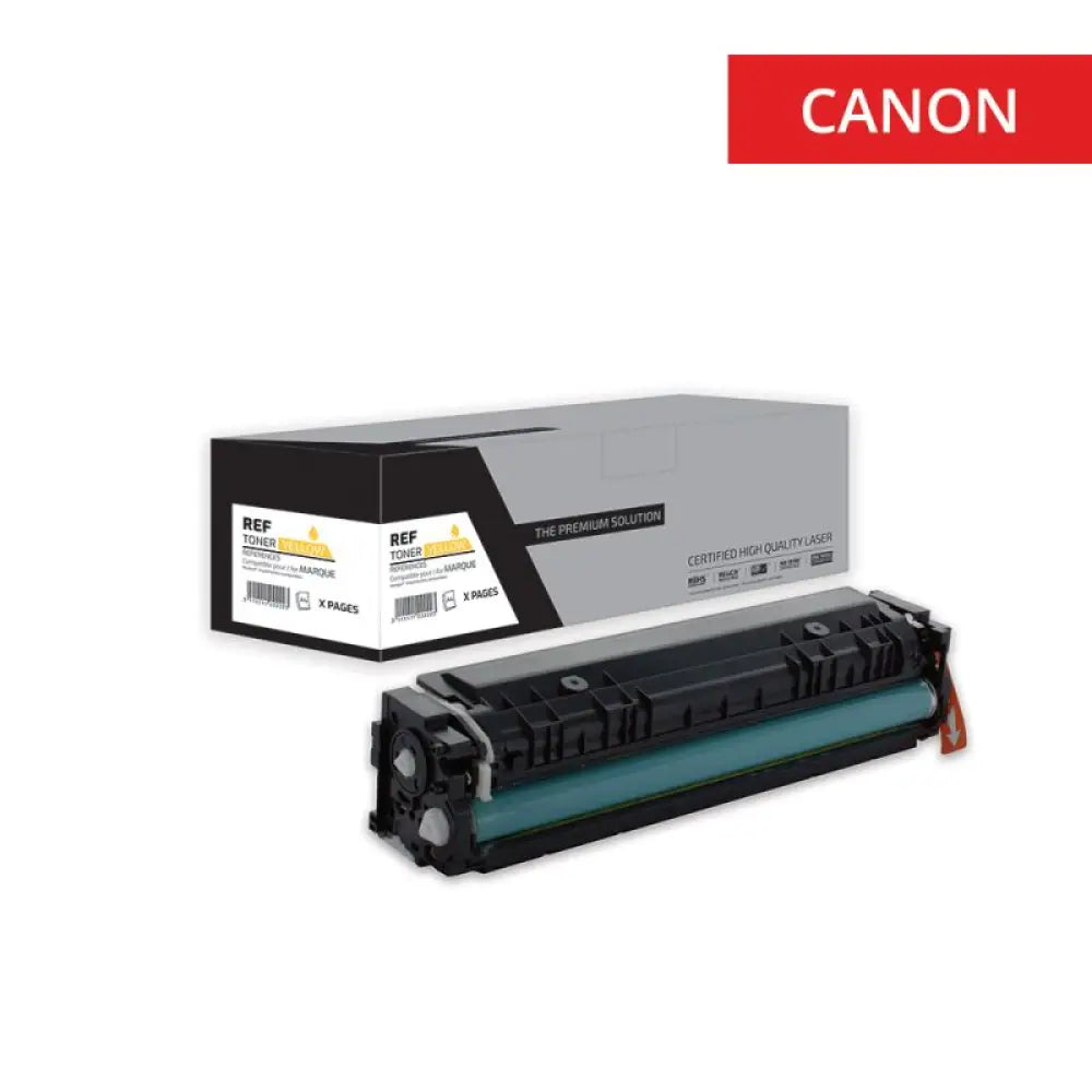 Cartouche laser compatible Canon 055H 3017C002 Jaune - Toner The Premium Solution