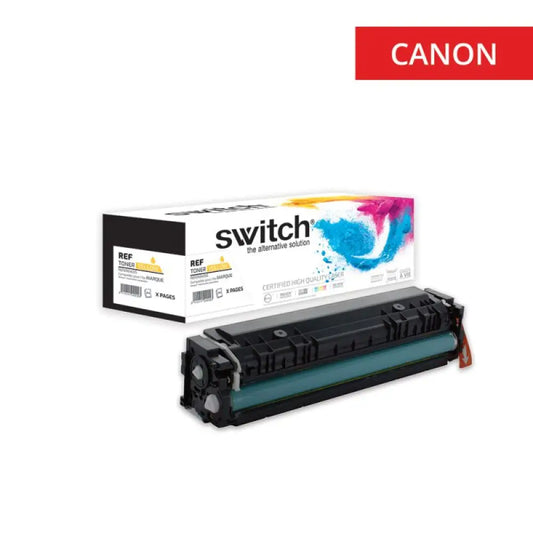 Cartouche laser compatible Canon 055H 3017C002 Jaune - Toner Switch