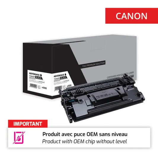 Cartouche laser compatible Canon 057H 3010C002 Noir - Toner The Premium Solution