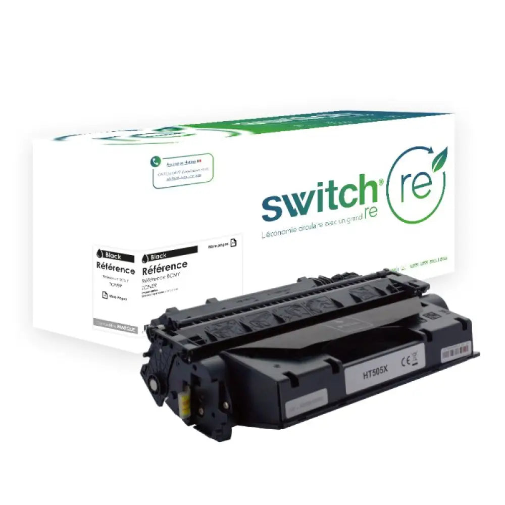 Cartouche laser compatible HP 05A CE505A CF280A Noir - Toner remanufacturé Switch RE