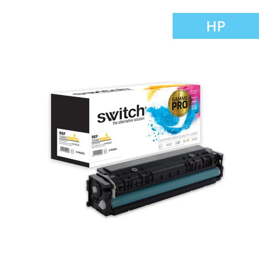 Cartouche laser compatible HP 410X - CF412X Jaune - Toner remanufacturé Switch