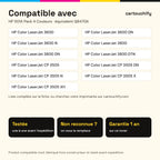 Imprimantes compatibles avec HP 501A Toner Pack 4 Couleurs compatible équivalent à Q6470A, Q6471A, Q6472A