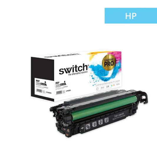 Cartouche laser compatible HP CE400X 507X Noir - Toner Switch