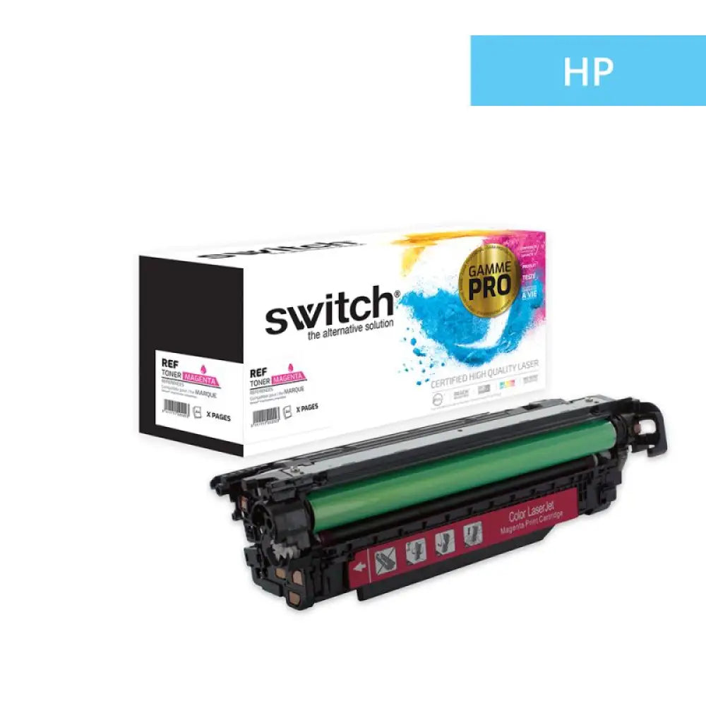 Cartouche laser compatible HP CE403A 507A Magenta - Toner Switch