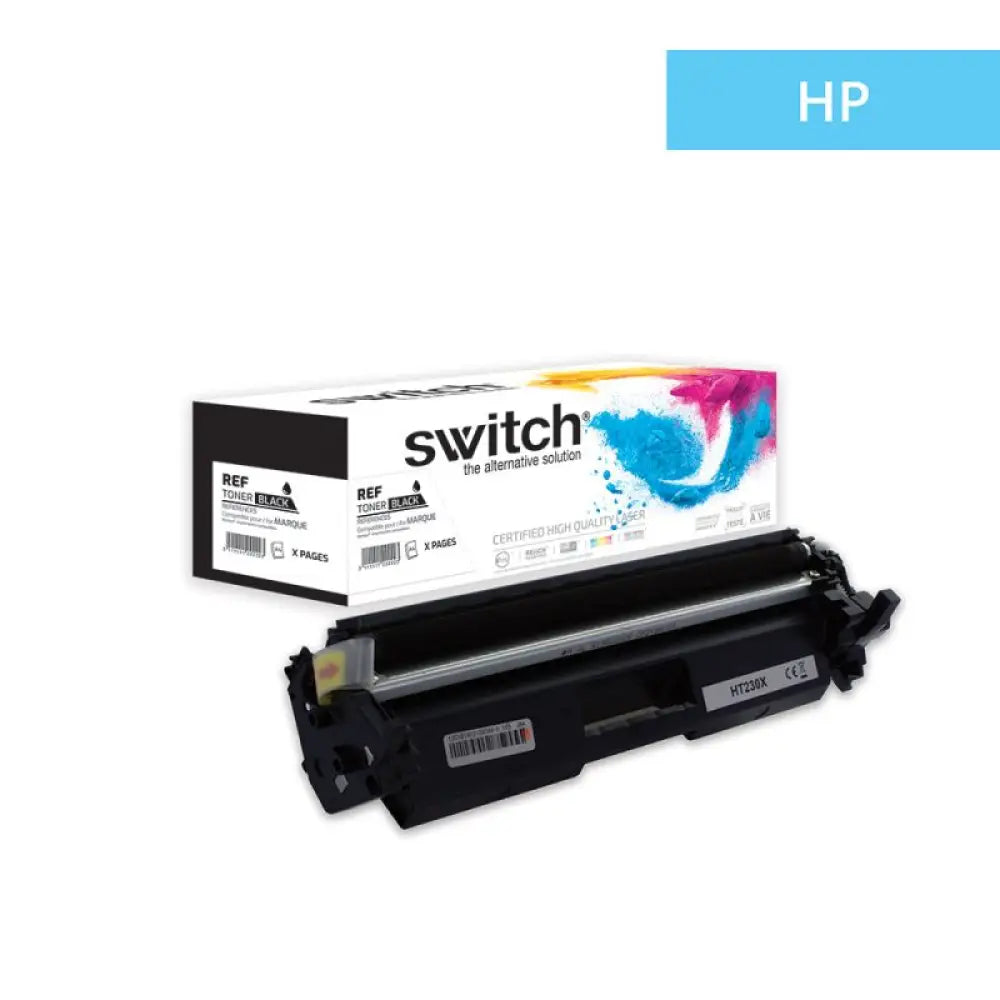 Cartouche laser compatible HP CF230X 30X Noir - Toner Switch