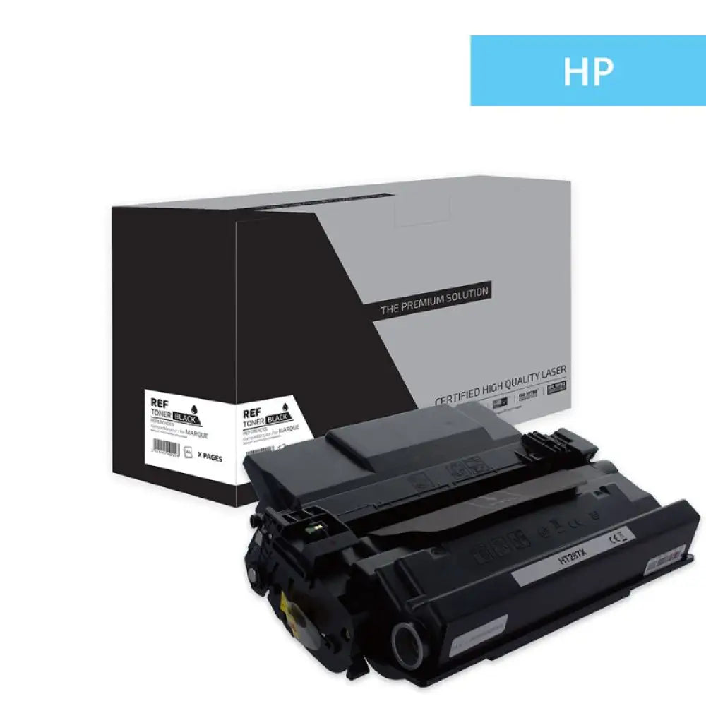 Cartouche laser compatible HP CF287X Noir - Toner The Premium Solution