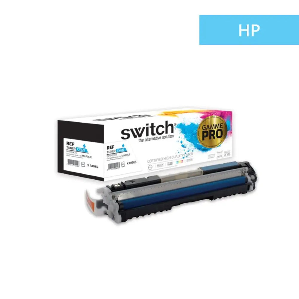 Cartouche laser compatible HP CF351A 130A Cyan - Toner Switch